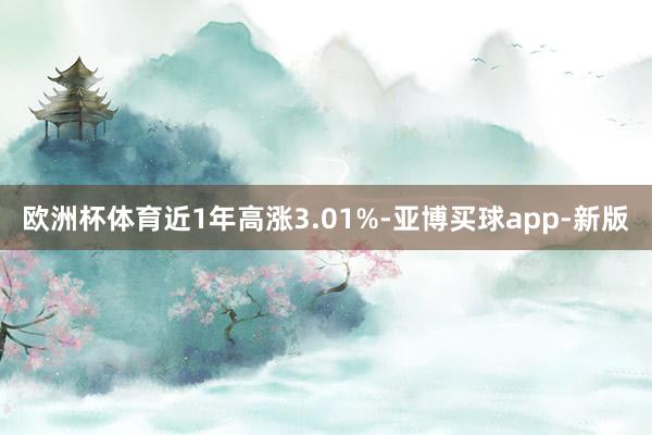 欧洲杯体育近1年高涨3.01%-亚博买球app-新版